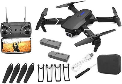 E99 Pro 8K Drone – Dual Camera– طائرة بدون طيار E99 Pro 8K – كاميرا مزدوجة، GPS 5G وبطارية مزدوجة