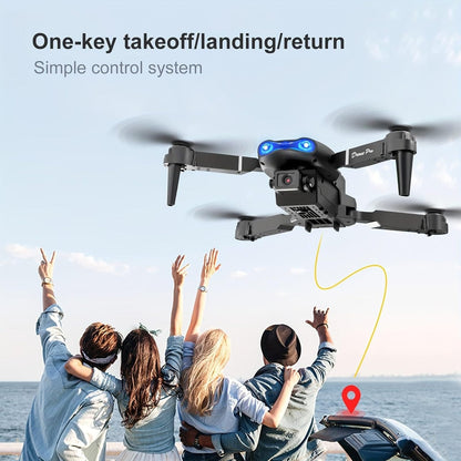 E99 Pro 8K Drone – Dual Camera– طائرة بدون طيار E99 Pro 8K – كاميرا مزدوجة، GPS 5G وبطارية مزدوجة