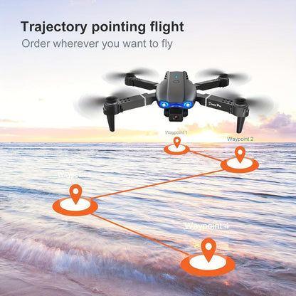 E99 Pro 8K Drone – Dual Camera– طائرة بدون طيار E99 Pro 8K – كاميرا مزدوجة، GPS 5G وبطارية مزدوجة