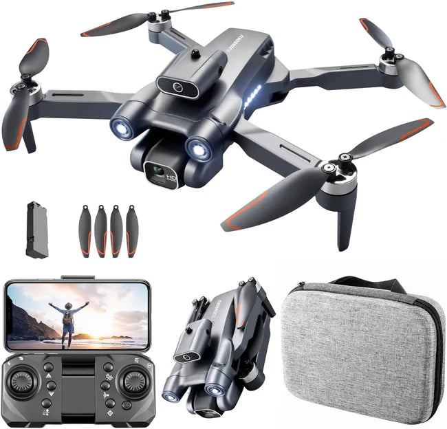 E99 Pro 8K Drone – Dual Camera– طائرة بدون طيار E99 Pro 8K – كاميرا مزدوجة، GPS 5G وبطارية مزدوجة